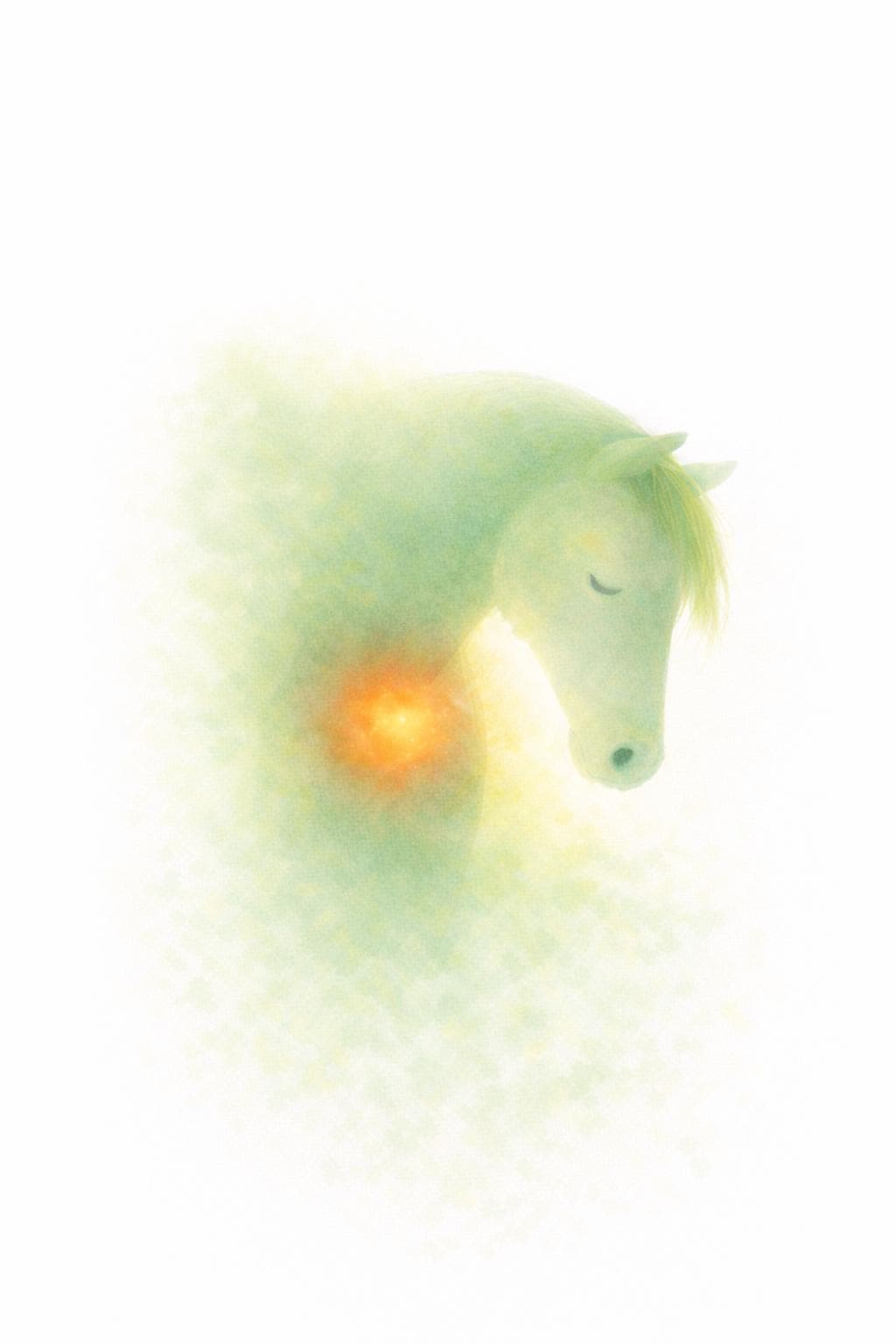 Cheval aquarelle